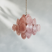 Dora Handblown Disc Glass Chandelier 19.7