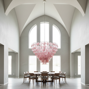 Dora Handblown Disc Glass Chandelier 19.7
