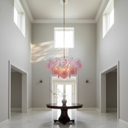 Dora Handblown Disc Glass Chandelier 19.7