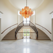 Dora Handblown Disc Glass Chandelier 19.7