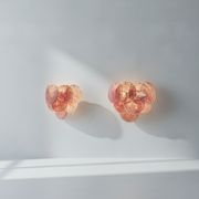 Dora Handblown Disc Glass Wall Sconce 13.4