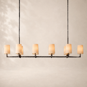 Wyxton Hammered  Linear Chandelier 72