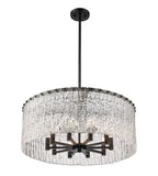Aura Round Glass Chandelier 27”D 32“D