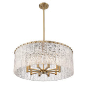 Aura Round Glass Chandelier 27”D 32“D