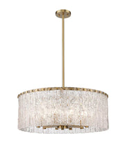 Aura Round Glass Chandelier 27”D 32“D