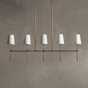 Rhodes Linear Chandelier 5 Light / 6 Light