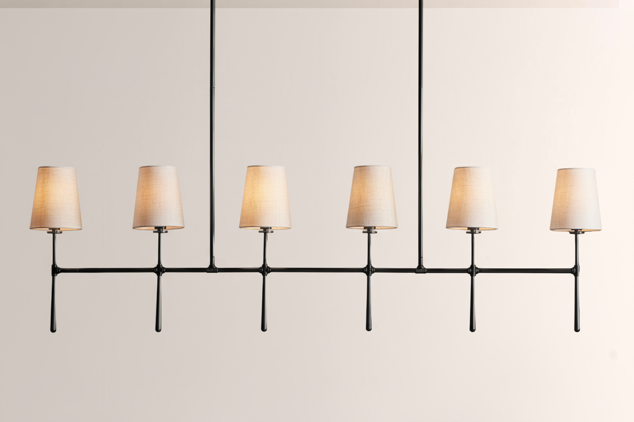 Rhodes Linear Chandelier 5 / 6 Light - kimoylights