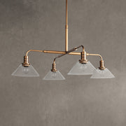 Theron Glass Round Chandelier 30'' 52''