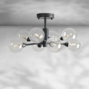 Apollo Moder Glass Ball Flushmount 20''36''47''