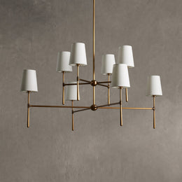 Rhodes 2-Tier Round Chandelier 48