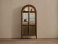 Haven Oak Liquor Cabinet 36”W