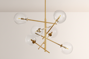 Modern Apolo Glass Ball Chandelier-kimoylights