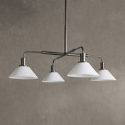 Theron Glass Round Chandelier 30'' 52''