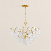 Darevielle Teardrop Blown Glass Chandelier 35.75