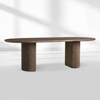 Alder Dining Table 84“ 96” 108“W