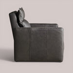 Pevona Leather Motion Recliner — LANIE GRAPHITE