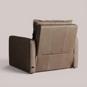 Pevona Leather Motion Recliner — LANIE TAUPE