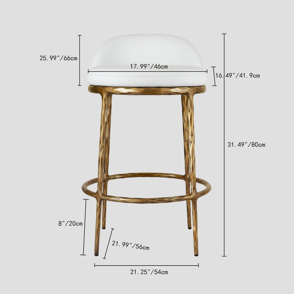 Axton Forge Bar Counter Stool For Kitchen & Living Room