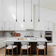 Soltaire Crystal Pendant 1 light 2 lights