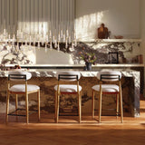 Soltaire Glass Linear Chandelier 87