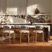 Soltaire Glass Linear Chandelier 87