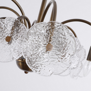 Alon Vintage Glass Tiered Chandelier  27”D 32“D