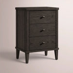 Luvoriel Closed Nightstand — BLACK OAK / 20