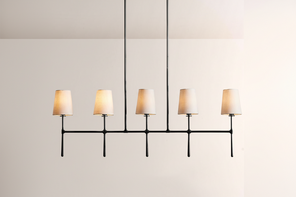 Rhodes Linear Chandelier 5 / 6 Light - kimoylights