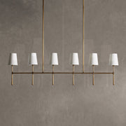 Rhodes Linear Chandelier 5 Light / 6 Light