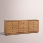 Prevelle Drawer Dresser — NATURAL OAK / 9-DRESSER