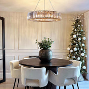 Keir Round Crystal Ring Chandelier 31
