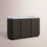 Ethoria Single Extra-Wide Vanity — BLACK OAK / RECTANGLE
