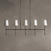 Rhodes Linear Chandelier 5 Light / 6 Light