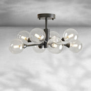 Apollo Moder Glass Ball Flushmount 20''36''47''