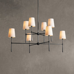 Rhodes 2-Tier Round Chandelier 48