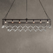 Aubrey Crystal Ball Rectangular Chandelier 47'' 60''