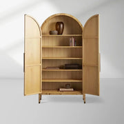 Hettina Burl Tall Cabinet 36