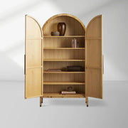 Haven Burl Tall Cabinet 36