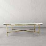 Thaddeus Marble Round Coffee Table 55