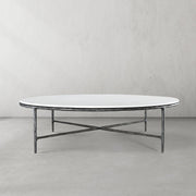 Thaddeus Marble Round Coffee Table 55