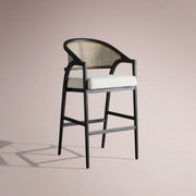 Aylora Stool — BLACK DRIFTED & NOMAD SNOW / BARSTOOL