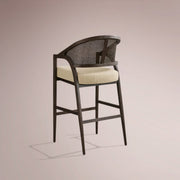 Aylora Stool — MOCHA & PROMISE ECRU / BARSTOOL