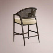 Aylora Stool — MOCHA & PROMISE ECRU / COUNTER STOOL