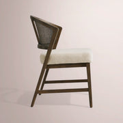Aylora Dining Side Chair — MOCHA & PROMISE ECRU