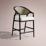 Aylora Stool — BLACK DRIFTED & NOMAD SNOW / COUNTER STOOL
