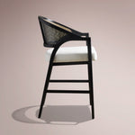 Aylora Stool — BLACK DRIFTED & NOMAD SNOW / COUNTER STOOL