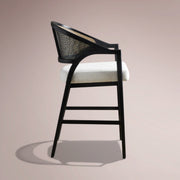 Aylora Stool — BLACK DRIFTED & NOMAD SNOW / COUNTER STOOL