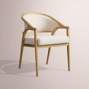 Aylora Upholstered Back Dining Arm Chair