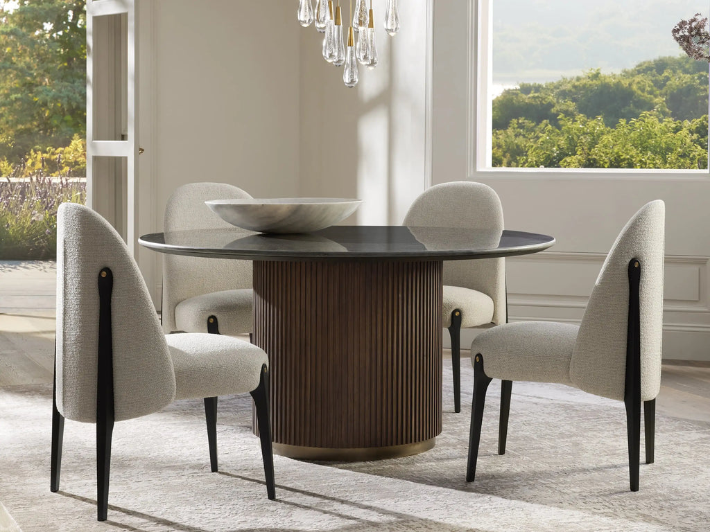 Finnegan Round Dining Table 48“D 60”D