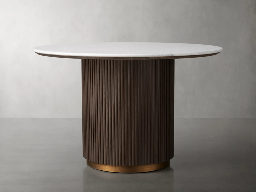 Finnegan Round Dining Table 48“D 60”D